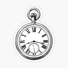 Side tattoos tatoos victorian tattoo pocket watch tattoos epic tattoo to my daughter looking for some pocket watch tattoo ideas? Pocket Watch Stickers Redbubble