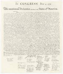 The condition of the parchment declaration of independence is a sign of the place it has held in the hearts of many americans. Declaration Of Independence