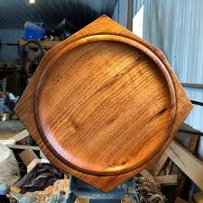 Butternut Platter 11 1 2 Across The Corner Mineral Oil No Injuries Butternut Platter Wood Woodturning Wood Turning Projects Wood Turning Wood Turning Lathe