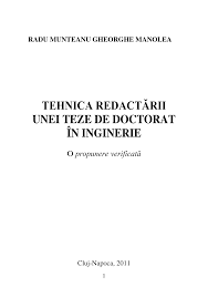 Https Www Utcluj Ro Media Page Document 142 Tehnica Redactarii Unei Teze De Doctorat In Inginerie Pdf