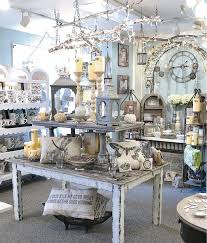 We Like The Ide Of Stacking Tables To Get Height Retail Store Display Gift Shop Displays Antique Booth Displays