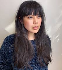The key to this is to pull all of your hair up on the top of your. 35 Instagram Popular Ways To Pull Off Long Hair With Bangs In 2020