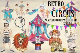 Details Hand Drawn Watercolor Set Of Circus Characters This Collection Is Perfect For Your Designs Invitations Watercolor Scrapbook Designs How To Draw Hands