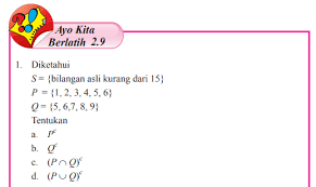 Kunci jawaban tema 7 kelas 5 sd/mi halaman 164, 165, 166, 168, 172, 173, pembelajaran 2, subtema 3 peristiwa mengisi kemerdekaan, tema 7 peristiwa dalam kehidupan. Jawaban Buku Matematika Kelas 7 Ayo Kita Berlatih 2 9 Hal 171 172 Diketahui S Bilangan Asli Pentium Sintesi