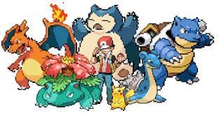 Red Gaming Pikachu Pokemon Mine Snorlax Venusaur Charizard Blastoise Lapras Big Sprites Pastoriagym Pokemon Pokemon Sprites Pokemon Teams