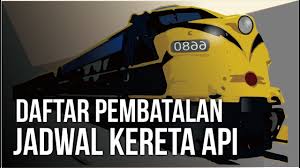 Informasi ini akan berguna untuk kamu yang mau naik dari stasiun ini. Daftar Lengkap Pembatalan Jadwal Kereta Api Di Pulau Jawa Tribun Video