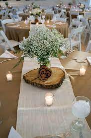 90 Rustic Baby S Breath Wedding Ideas You Ll Love Cheap Wedding Centerpieces Wedding Centerpieces Wedding Table