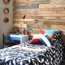 Into the woods pallet walls pallet furniture diy pallet wall pallet wall bedroom wood pallet flooring pallet accent wall pallet ceiling diy wood wall. Modern Rustic Teen Room Diy Pallet Wall Tutorial Jenna Burger Design Llc