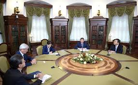 Sergej Ivanov Vstretilsya S Prezidentom Gruppy Razrabotki Finansovyh Mer Borby S Otmyvaniem Deneg Fatf Shin Dzhe Yunom Prezident Rossii