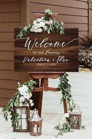 Rustic Wood Welcome Sign Diy Print Wedding Welcome Signs Wedding Decorations Wedding Centerpieces