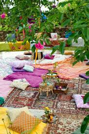Boho Sommer Hochzeit Sommerhochzeit Hochzeit Garten Party Farben