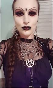 Luciferian Boho Pentagram Neckpiece Lucifer Sigil of Lucifer Baphomet Gypsy  Gothic Occult Satanic Necklace Pentagram Ankh Moon Onyx Gift