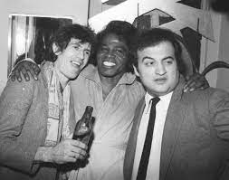 He shares a great story about snl's john belushi. John Belushi Meets His Musical Heroes The Legendary Comedian Poses And Parties With Keith Richards James Brown Willie Nelson Patti Smith More Flashbak