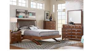 Belcourt Cherry 7 Pc King Platform Bedroom King Bedroom Sets Dark Wood King Bedroom Sets Bedroom Sets Queen Upholstered Bedroom