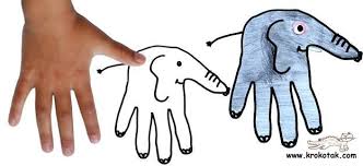 Elephant El Baskisi Cizmeyi Ogrenmek Okul Oncesi