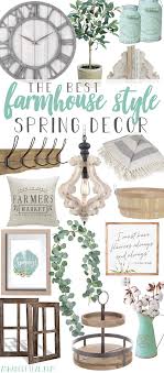 Every spring feels fresh and new as we shift away from winter and the cold. The Best Farmhouse Style Spring Decor