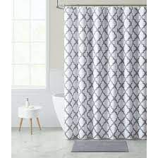 Floral butterfly fabric shower curtain set for girls,spring watercolor botanical purple blue lavender lilac bathroom set with shower curtain and rug with 12 hooks 72x72 4.3 out of 5 stars 25 $29.99 $ 29. Red Barrel Studio Chic Living White Gray Trellis Fabric Shower Curtain Rug Set Wayfair