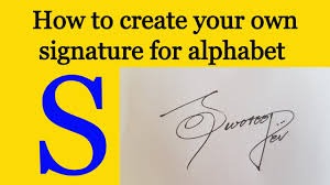 S Signature How To Create My Own Signature S Signature Style Youtube Signatures done in style and legally binding! s signature how to create my own signature s signature style