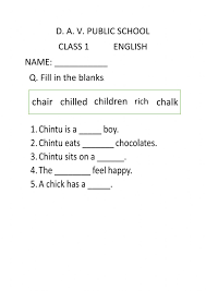 If you have a kindergarten. English Interactive Worksheet For Grade1