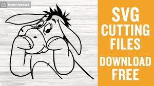 Download 4101 Free Eeyore Svg File Ppular Design Free Svg Cut Files Cricut Images
