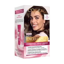 En españa el pelo castaño es el más común ya sea más claro y oscuro y las mechas rubias son una forma súper versátil de jugar con el color de tu cabello. Excellence Tinte Para Cabello 5 Castano Claro 162 5 Ml Aruma