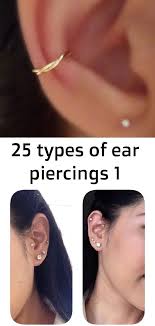 25 Types Of Ear Piercings 1 Types Of Ear Piercings Ear Piercings Ear Piercings Helix