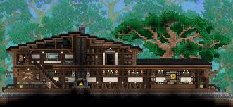 Wooden Pub Terraria Terraria House Ideas Terrarium Terraria House Design