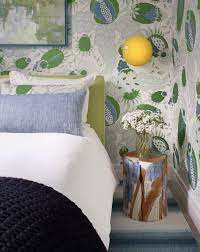 Carnival green screen printed linen, by michael szell for christopher farr cloth. Creating Colour Cynthia Ferguson Designs