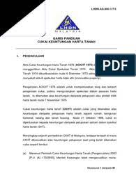 Akta cukai pemindahan syer (syarikat berasaskan tanah) 1984. Garis Panduan Cukai Keuntungan Harta Tanah Pdf
