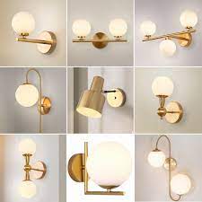 From spotlights, wall lights, mirror lights, sauna lights and even a great selection of bathroom pendant lights. Modern Gold Wall Lamps Glass Ball Mirror Lights For Bathroom Bedside Industrial Lamp Nordic Wall Sconce Light Fixtures Home Deco Led Indoor Wall Lamps Aliexpress