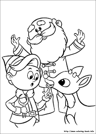 These are some printable rudolph coloring pages, scalable and free. Rudolph The Red Nosed Reindeer Coloring Picture