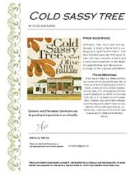 An independent woman from the north causes a scandal when she decides to wed a local general store owner just three weeks after he has been widowed. Cold Sassy Tree Worksheets Teaching Resources Tpt