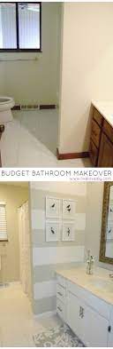 Budget Bathroom Makeover For Under 200 Tons Of Great Ideas For Updating Old Bathrooms Home Diy Home Home Decor