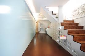Fortunately the basement of yesterday is a far cry from the basement of today, starting with the very steps we journeyed down. Basement Home Office Design And Decorating Tips