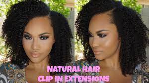 Natural Hair Clip In Extensions How To Install Style Ft Big Chop Hair Natural Hair Styles Clip In Extensions Hair Extensions For Short Hair