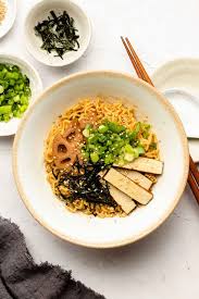 Add rice noodles and cook according to package instructions, usually just a few minutes (ours cook for 3). Abura Soba Soupless Ramen Noodles æ²¹ãã° Brothless Ramen Recipe Okonomi Kitchen