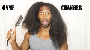 New listingcushion hair comb comb health plastic women men black massage hair tool lt. I Tried A Hot Comb On My Natural Hair For The First Time Hotcomb Kiss Naturalhair Youtube