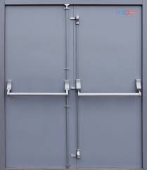 Double Fire Exit Door Back 0 Png 520 600 Pixels Steel Double Doors Door Sets Double Doors