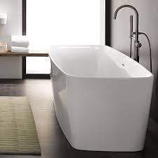 Seems like freestanding tubs are deeper than the alcove tubs i can find to fit in my 60x30. Equility Slim Freestanding Soaking Tub From Dxv