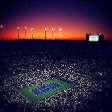 An ace of an event. Usopen Tennis Newyork Sunset Finals