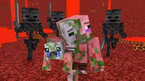 Zombie Pigman Life 1-3 - Minecraft animation - YouTube