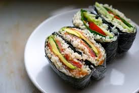 Onigirazu Sushi Sandwich 2 Ways Recipe Sushi Sandwich Healthy Sushi Sushi