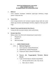 Menjalankan penjaminan kualiti bagi memastikan pt3 ditadbir mengikut tempoh dan prosedur yang ditetapkan oleh lp. Panduan Peperiksaan Ujian Menaip Kementerian Pertahanan
