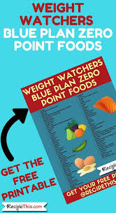 Weight watchers® zero point® food list is all new with three different plans! Weight Watchers Blue Plan Instant Pot Recipes Recipe This