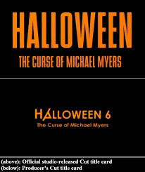 The curse of michael myers / producers Halloween The Curse Of Michael Myers