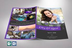 Remember Purple Funeral Program Word Publisher Template 8 Etsy Funeral Programs Publisher Templates Funeral Program Template