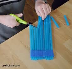 Straw Pan Flute Craft An Easy Craft That Kids Can Make On Their Own Pan Flute Straw Flute Flute