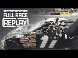Sprint cup series schedule nationwide series schedule camping world truck series schedule. Nascar Full Race Replay Denny Hamlin S First Win Pocono 2006 Youtube