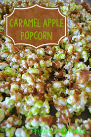 Caramel Apple Popcorn Recipe So Yummy And Perfect For Parties Popcorn Recipes Caramel Apple Popcorn Apple Popcorn