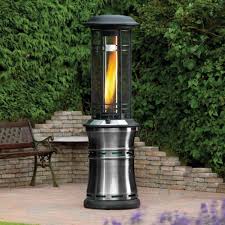 Capable of providing instant heat with its 1500 watt output and golden tube lamps, you won't be waiting long before you're nice and toasty under this unit. Lifestyle Santorini Flame 10kw Gas Patio Heater Garden Street
